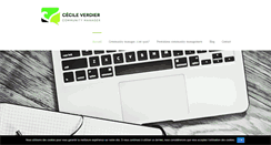 Desktop Screenshot of cecileverdier.com
